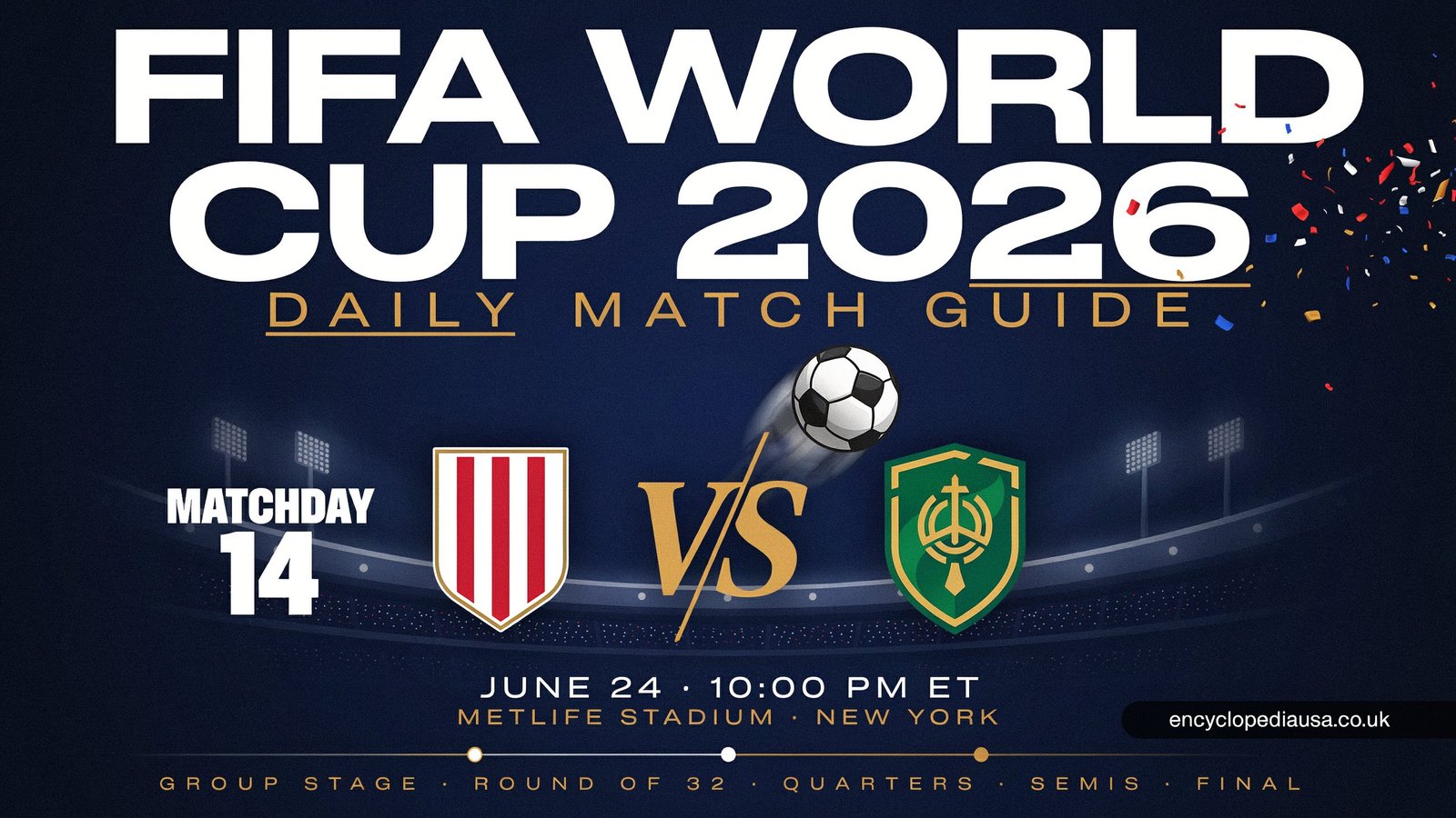 FIFA World Cup 2026 Printable Fixtures by Date
